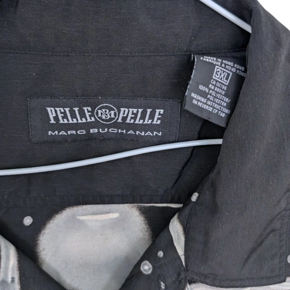 Pelle Pelle Men Button Down Shirt 3XL